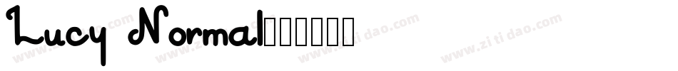 Lucy Normal字体转换